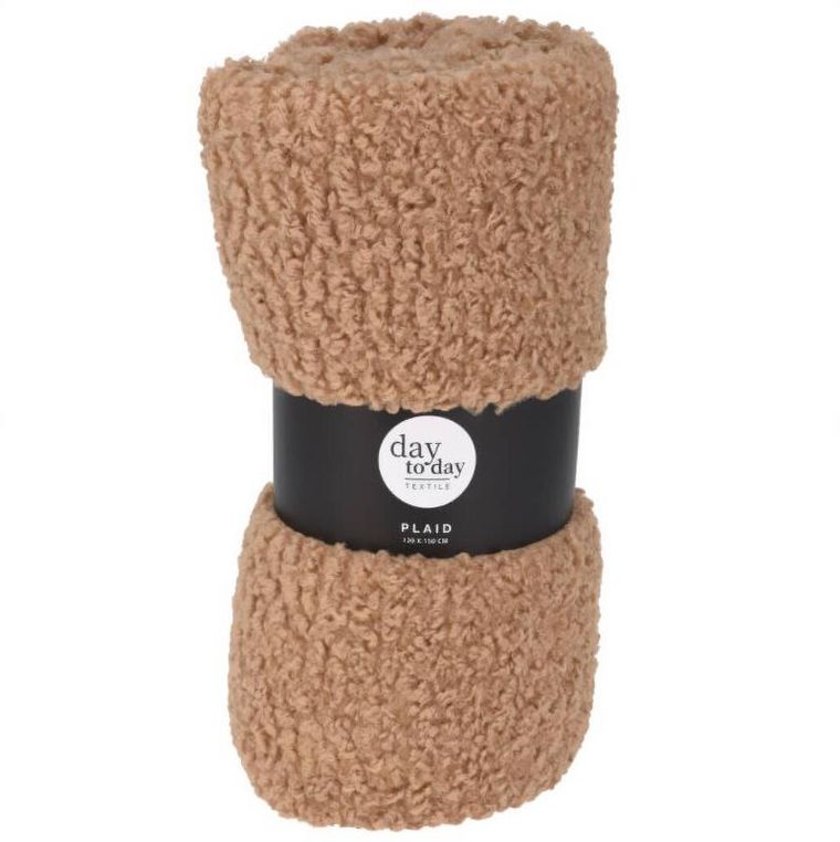 Home Styling Collection, Boucle Teddy, gruby koc, 150x120 cm
