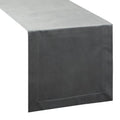 Eurofirany, obrus Melinda, 40x140 cm, stalowy