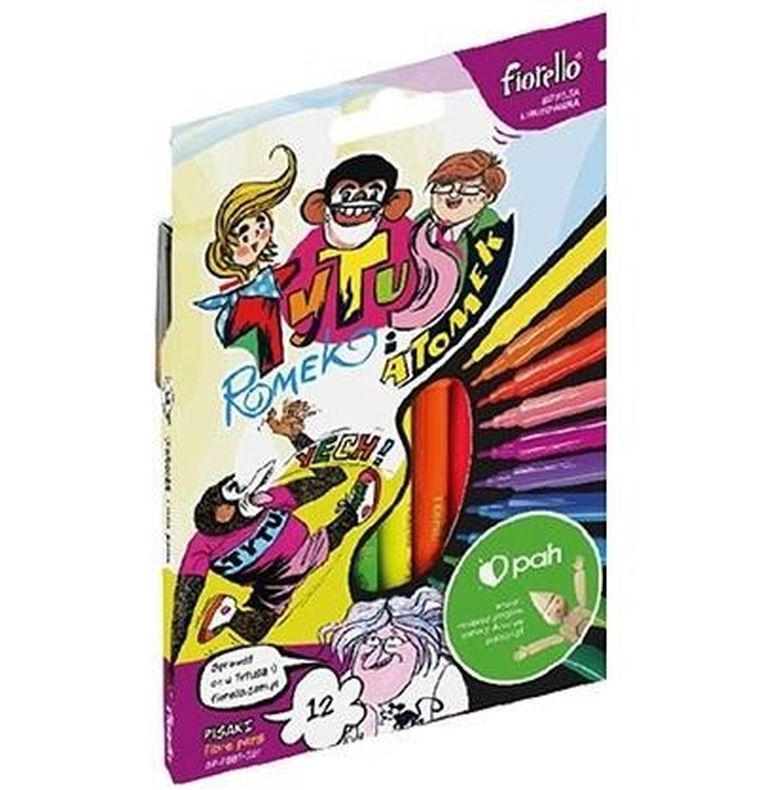 Fiorello, Tytus, Romek i A'Tomek, pisaki Fun, 12 kolorów
