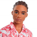 Barbie, Ken, lalka w kombinezonie w kwiaty