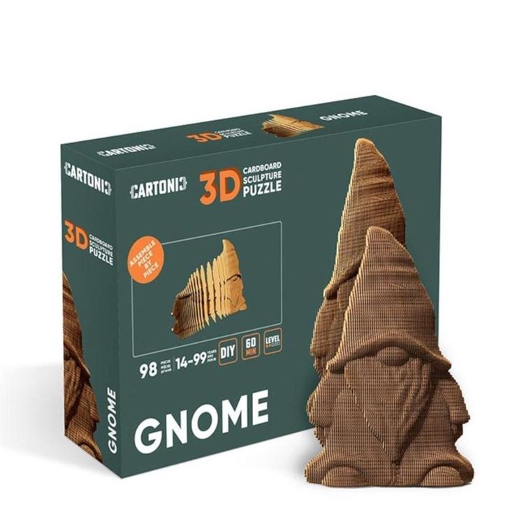 Cartonic, Gnom, puzzle 3D, kartonowe