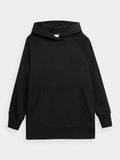 Bluza damska z kapturem, czarna, 4F