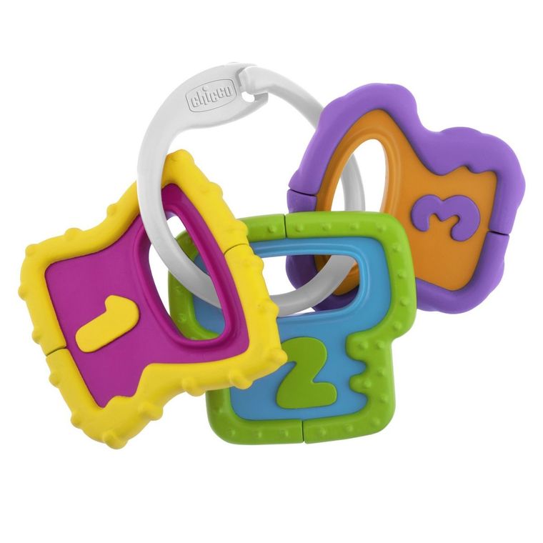 Chicco, Baby Senses, grzechotka, klucze