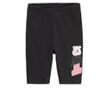 Cool Club, Komplet dziewczęcy, T-shirt, crop top, Legginsy, kolarki, prążkowane, mix, Troskliwe Misie