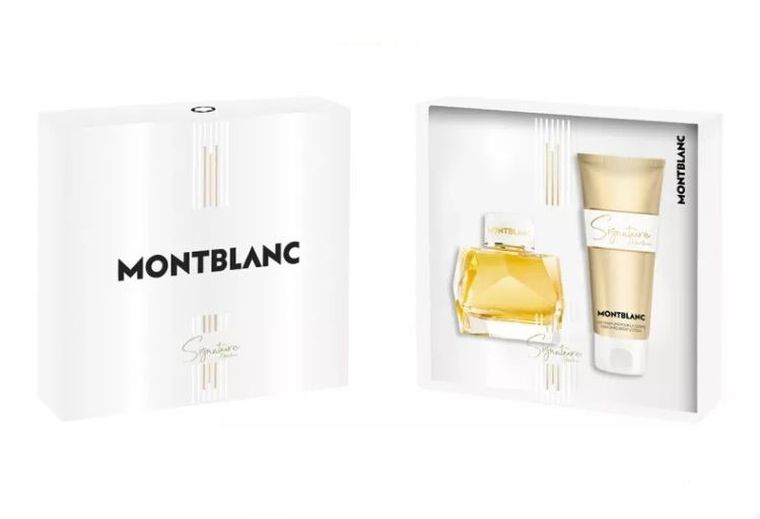 Mont Blanc, Signature Absolue, zestaw, woda perfumowana, 50 ml + balsam, 100 ml