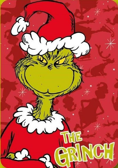 Grinch, koc polarowy, 100x140 cm