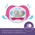 Philips Avent, Ultra Air, girl, smoczek uspokajający, 6-18m, 2 szt.