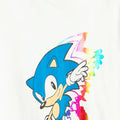 Cool Club, T-shirt chłopięcy, biały, Sonic the Hedgehog