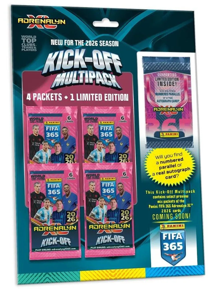 Panini, FIFA, Adrenalyn XL 2026, Multipack Kick Off, zestaw kart kolekcjonerskich
