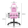 Huzaro, Ranger 6.0, fotel gamingowy dla dziecka, Pink