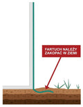 Saska Garden, tunel ogrodowy zielony, 200x300x200 cm