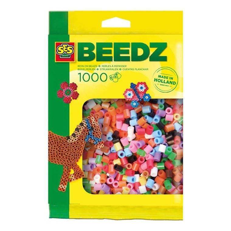 SES Creative, Koraliki do prasowanek, klasyczne, 1000 szt.