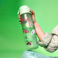Ion8, Motylki, bidon z ustnikiem, zielony, 500 ml