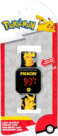 Pokemon, zegarek LED z kalendarzem