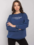 Bluza damska, granatowa, Ex Moda