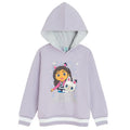 Bluza dziewczęca z kapturem, fioletowa, Koci Domek Gabi, Licence Brand