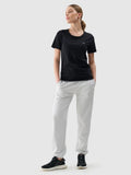 T-shirt damski, czarny, 4F
