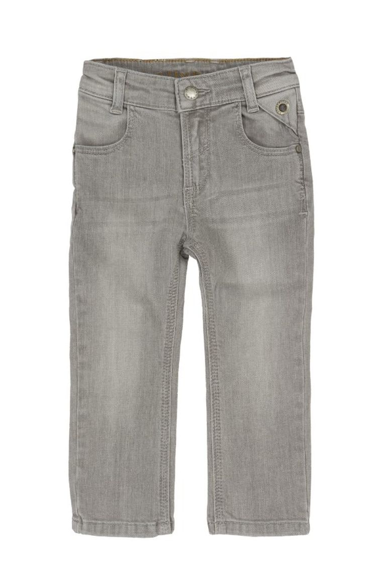 Spodnie jeansowe dziewczęce, slim fit, szare, Bellybutton