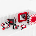 Canpol Babies, Sensory Toys, zabawka kontrastowa z piszczkiem i lusterkiem