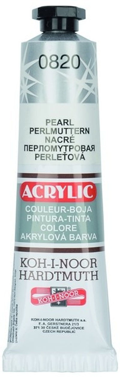 Koh-I-Noor, Acrylic, farba akrylowa, Pearl 0820, 40 ml