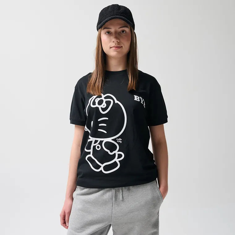 T-shirt oversize z bawełny czesanej Hello Kitty NOWEAR