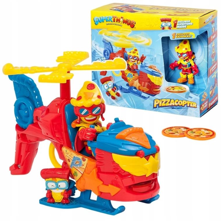 SuperThings, Pizzacopter, figurka z pojazdem