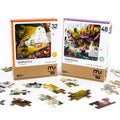 Muduko, Spacer po lesie, eko puzzle, 32 elementy
