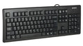 A4 Tech, klawiatura, KR-83 A4TKLA42925, membranowa, USB 2.0, US, czarna