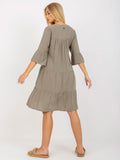 Sukienka damska, khaki, Eight 2 Nine