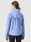Kurtka softshell damska z kapturem, granatowa, 4F