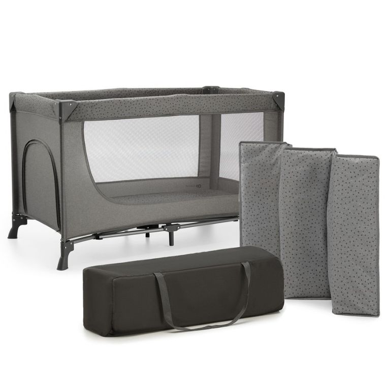 Kinderkraft, Joy 2, łóżeczko turystyczne, Dark Grey