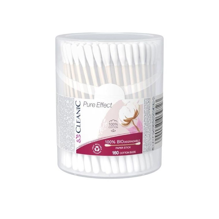 Cleanic, Pure Effect, patyczki higieniczn, 160 szt.