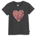 Cool Club, T-shirt dziewczęcy, grafitowy
