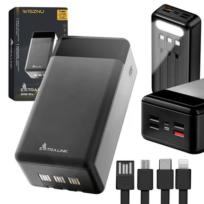Extralink, EPB-124 30000mAh, powerbank, fast charging, USB-C