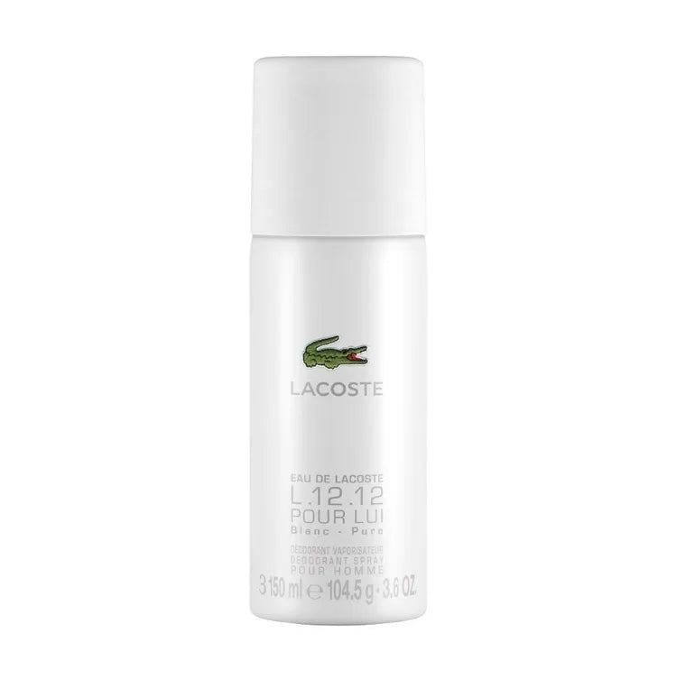 Lacoste, Eau de Lacoste L.12.12 Blanc, dezodorant, spray, 150 ml