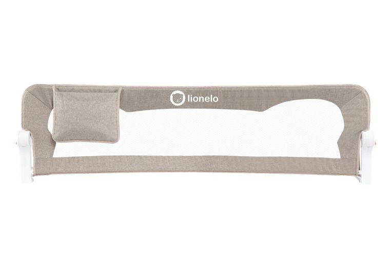 Lionelo, Eva, barierka ochronna do łóżka, Beige Melange