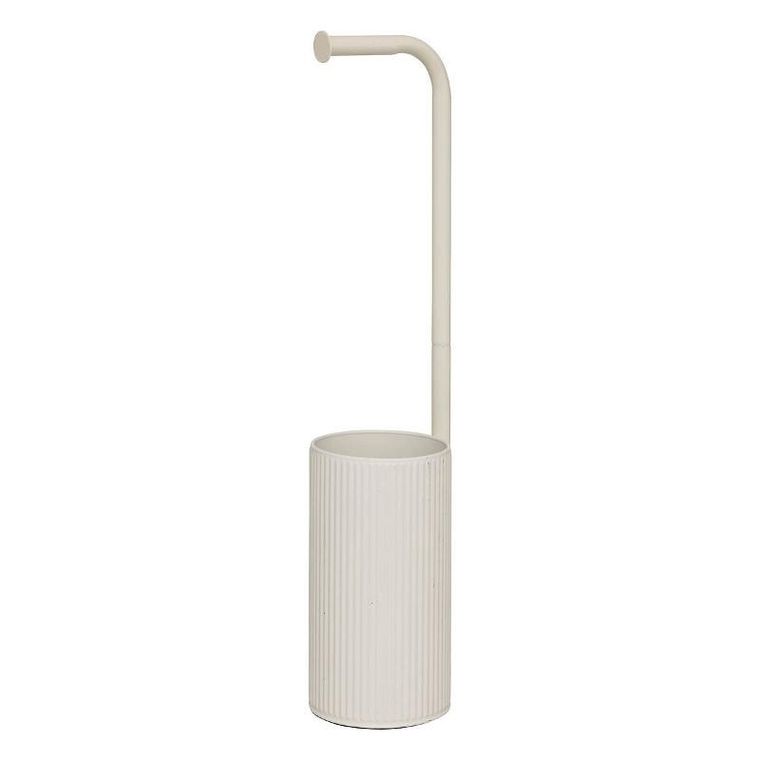 5five Simply Smart, Onyx, stojak i uchwyt na papier toaletowy, 13,5x64,7 cm
