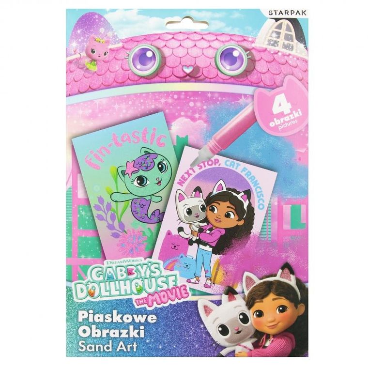 Starpak, Koci Domek Gabi, piaskowe obrazki, zestaw kreatywny
