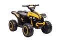 Lean Cars, quad, pojazd na akumulator, żółty