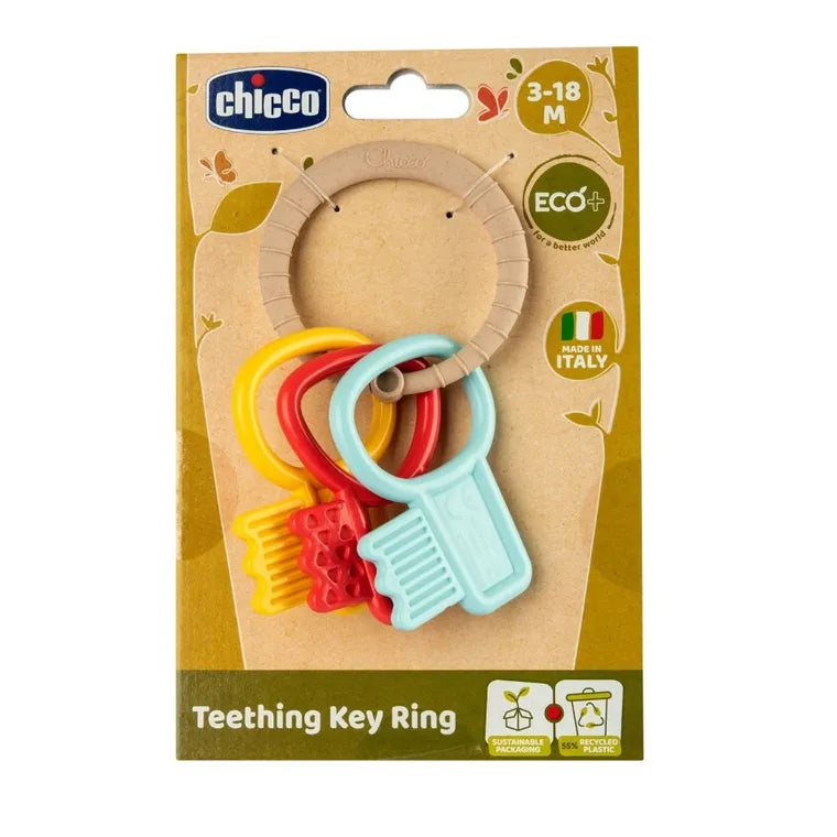 Chicco, ECO+, grzechotka, klucze
