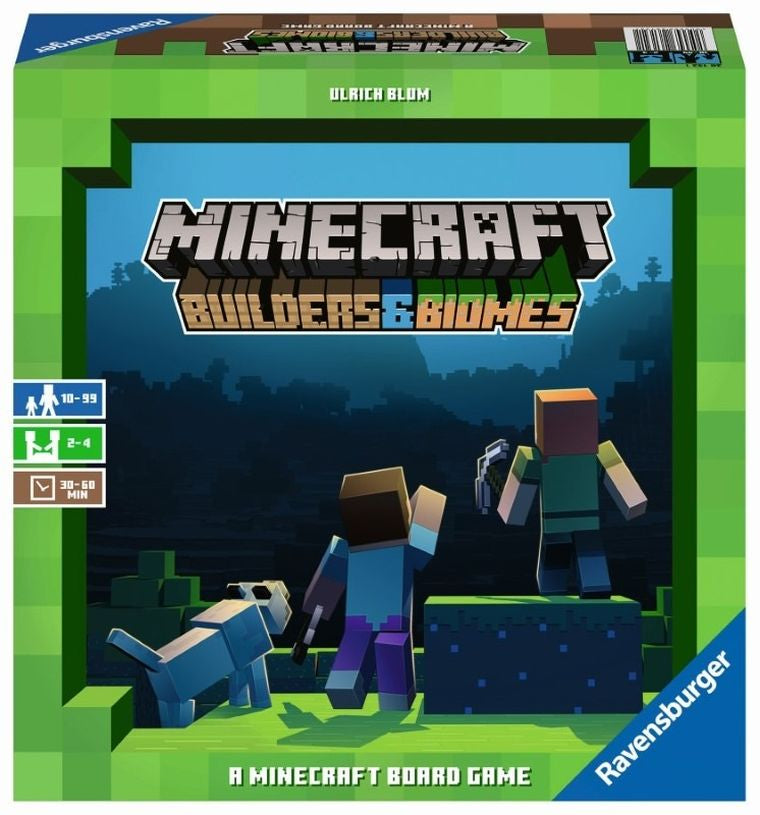Ravensburger, Minecraft, Builders and Biomes, gra strategiczna