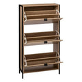 5five Simply Smart, szafka na buty, Aliaj, 3 przegrody, 63.2x24x122 cm