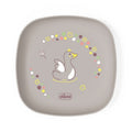 Chicco, zestaw 2 talerzy, szary, 12m+