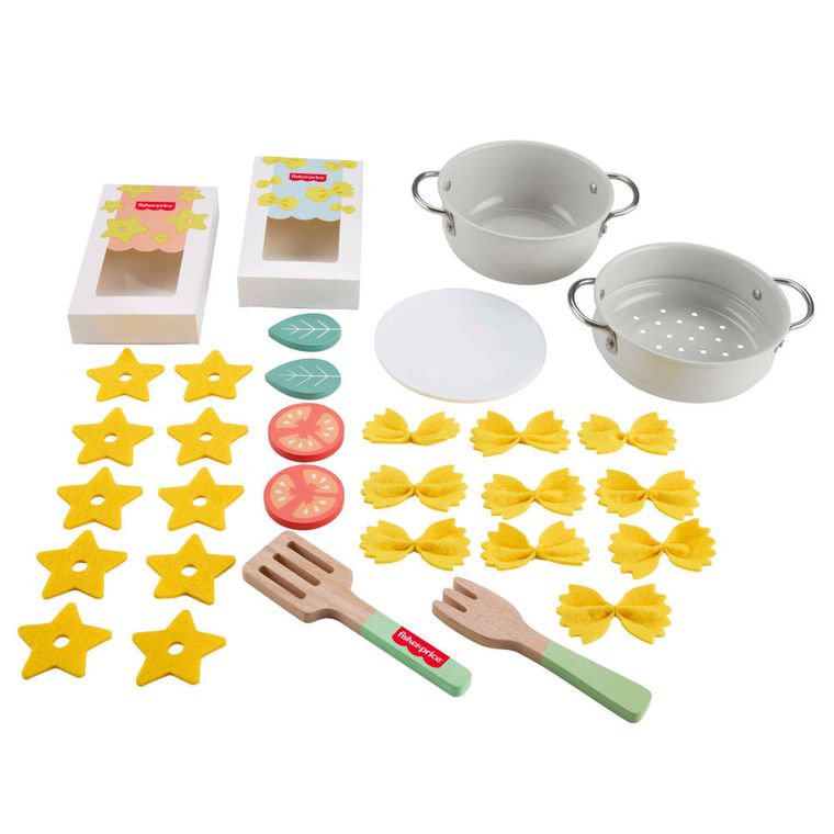 Fisher-Price, Makaron szefa kuchni, zestaw drewnianych zabawek