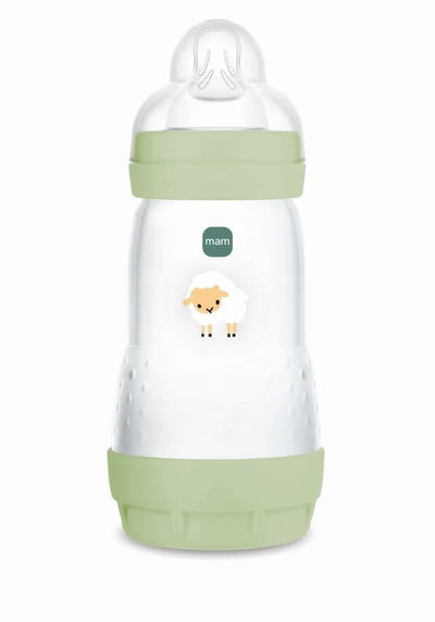 MAM, Perfect Start, butelka antykolkowa, zielona, 260 ml