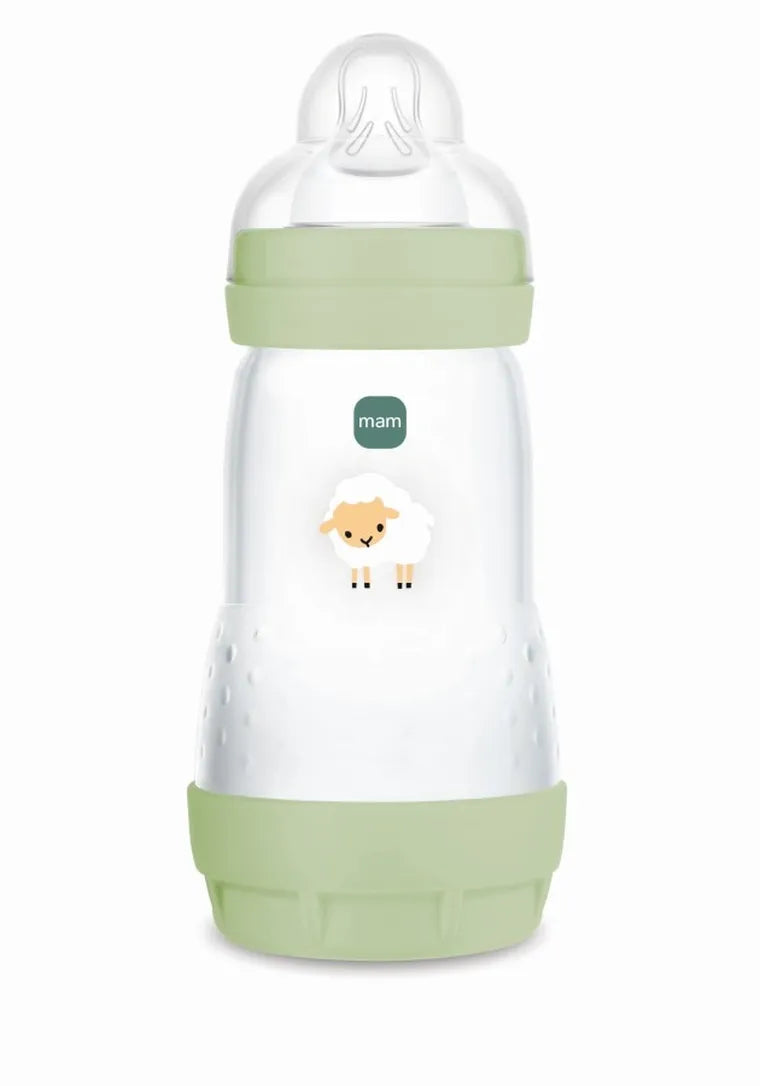 MAM, Perfect Start, butelka antykolkowa, zielona, 260 ml