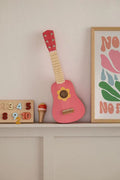 Kid's Concept, gitara drewniana, flower pink