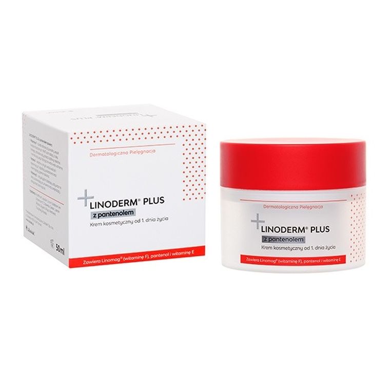 Linoderm, Linoderm Plus, krem z pantenolem, 50 ml