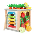 Lean Toys, drewniana kostka edukacyjna 5w1