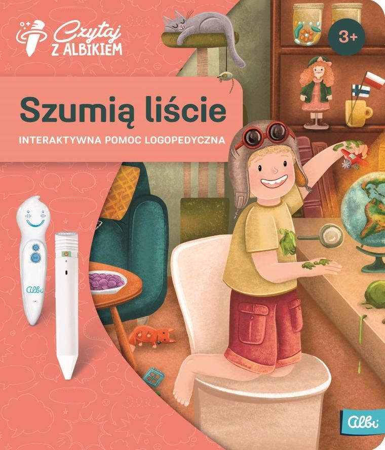 Czytaj z Albikiem. Szumią liście. Interaktywna pomoc logopedyczna